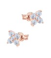 Beautiful Flower Silver Stud Earring STS-1030